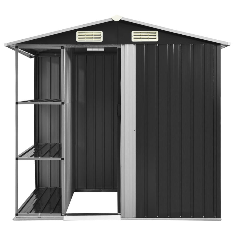 VidaXL 6 ft. W x 4 ft. D Metal Storage Shed & Reviews Wayfair